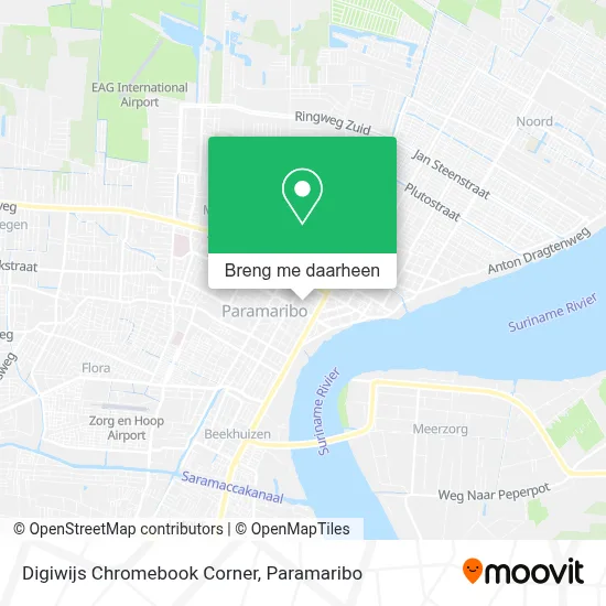 Digiwijs Chromebook Corner kaart