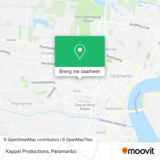 Kappel Productions kaart