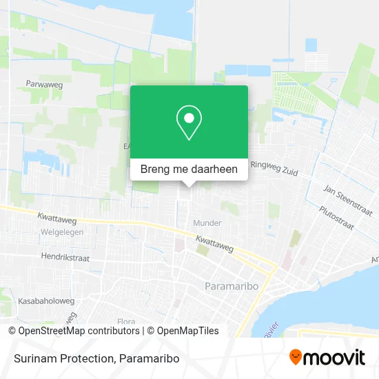 Surinam Protection kaart