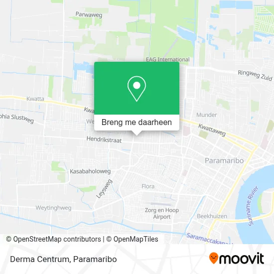 Derma Centrum kaart
