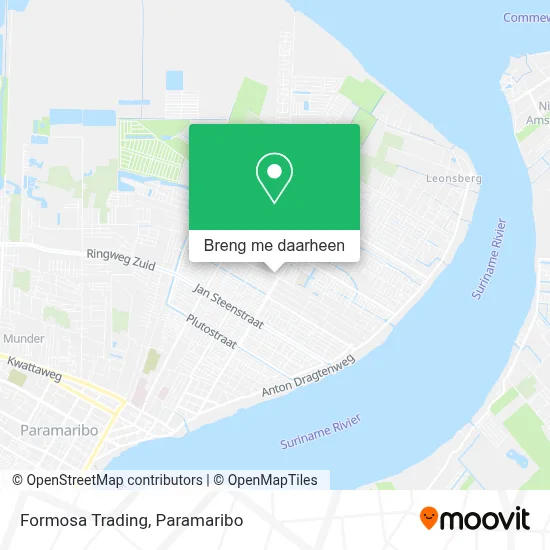 Formosa Trading kaart