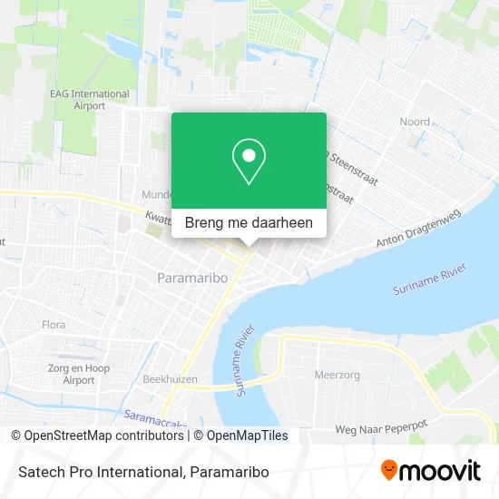 Satech Pro International kaart