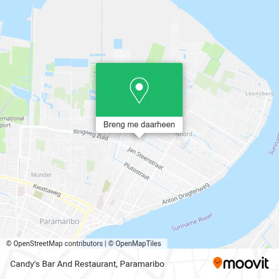 Candy's Bar And Restaurant kaart