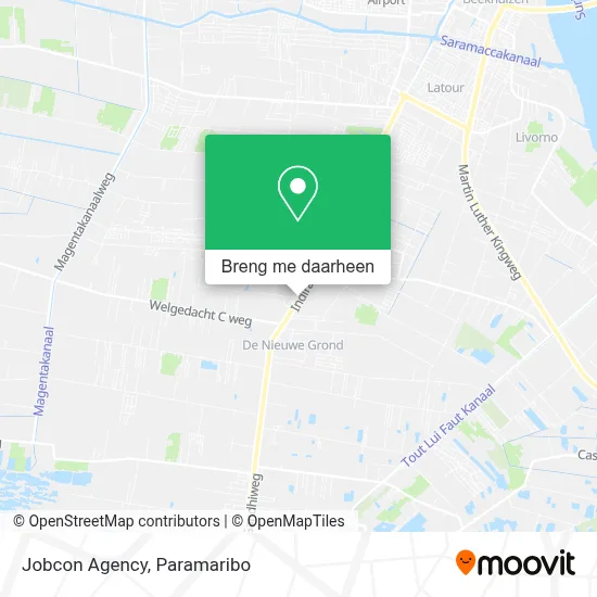 Jobcon Agency kaart