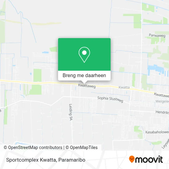 Sportcomplex Kwatta kaart
