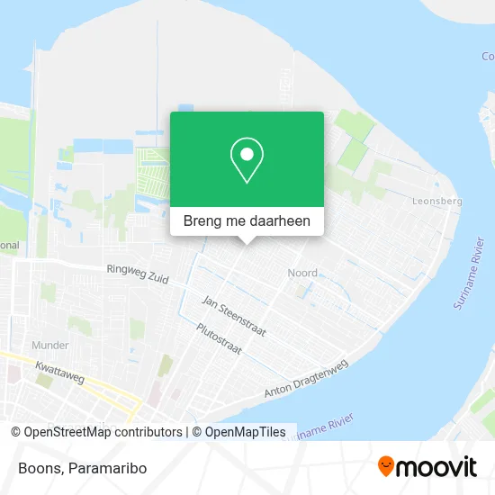 Boons kaart