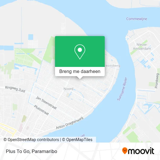 Plus To Go kaart