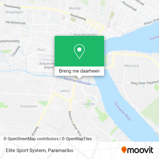 Elite Sport System kaart