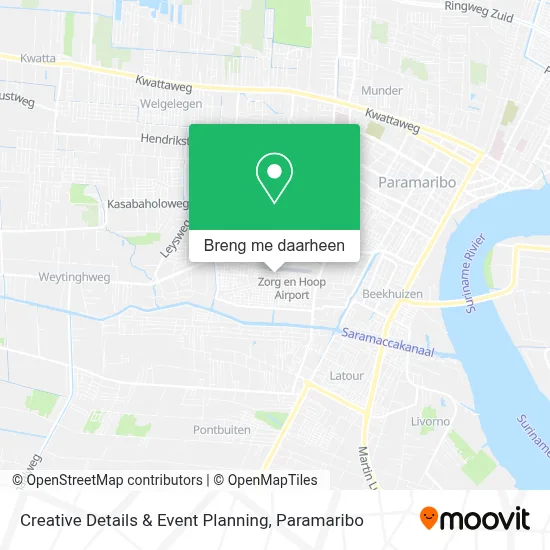 Creative Details & Event Planning kaart