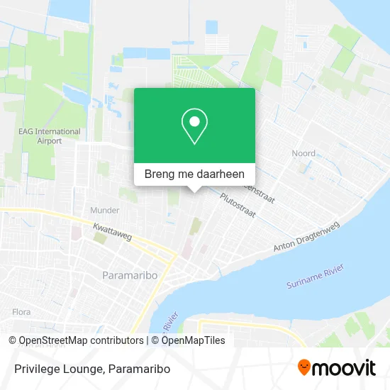 Privilege Lounge kaart
