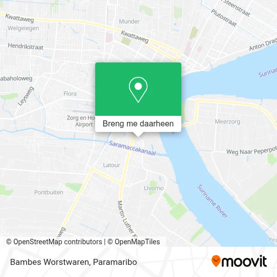 Bambes Worstwaren kaart