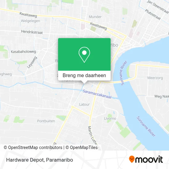 Hardware Depot kaart