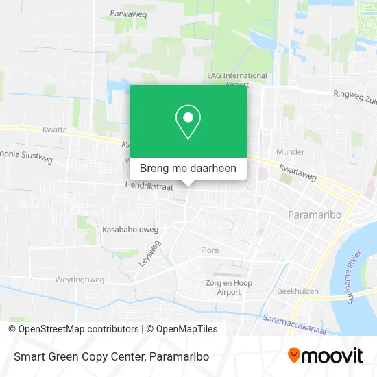 Smart Green Copy Center kaart