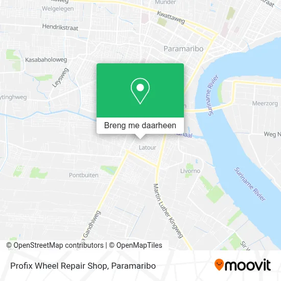 Profix Wheel Repair Shop kaart