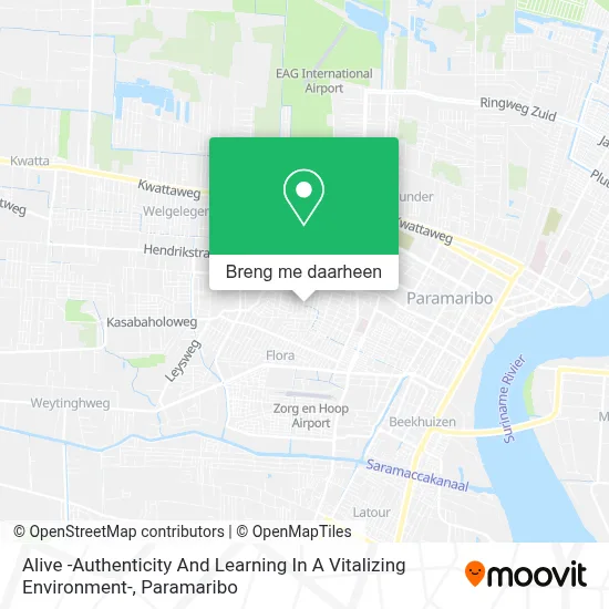 Alive      -Authenticity And Learning In A Vitalizing Environment- kaart