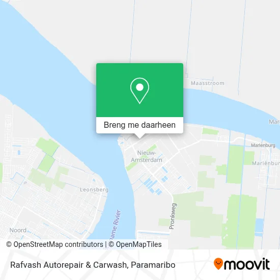 Rafvash Autorepair & Carwash kaart