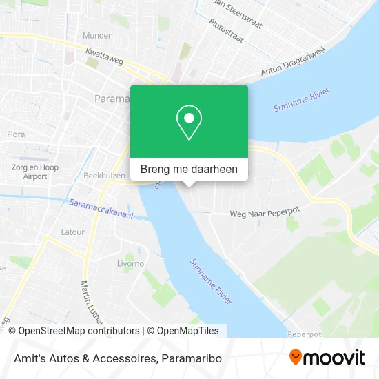 Amit's Autos & Accessoires kaart