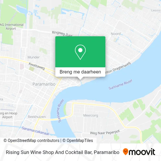 Rising Sun Wine Shop And Cocktail Bar kaart