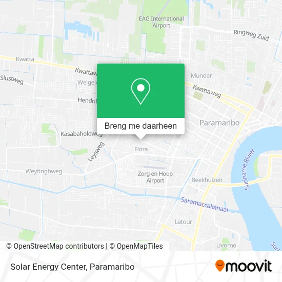 Solar Energy Center kaart