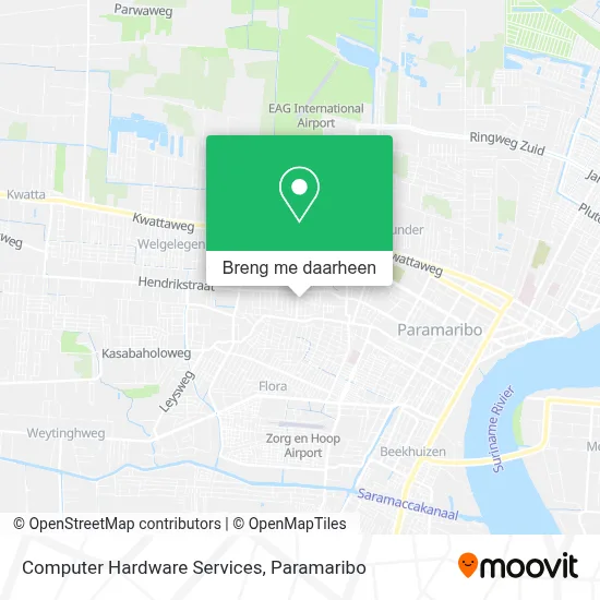 Computer Hardware Services kaart