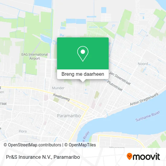 Pr&S Insurance N.V. kaart