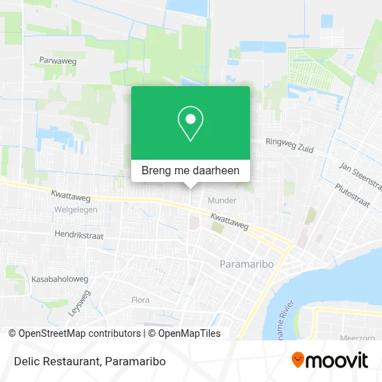 Delic Restaurant kaart