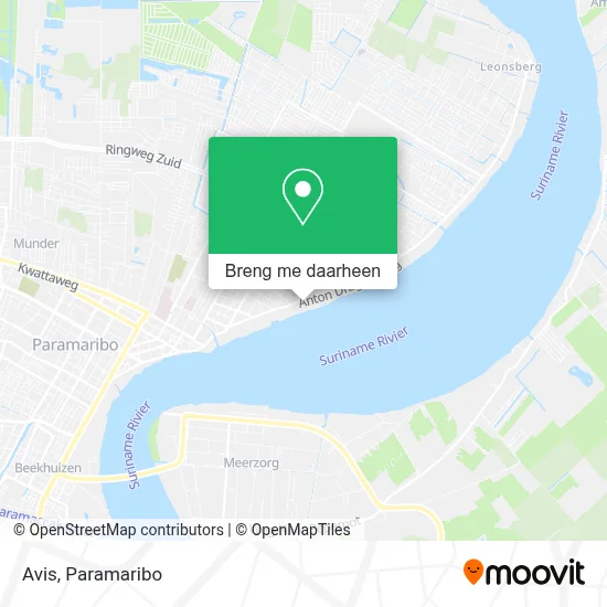 Avis kaart