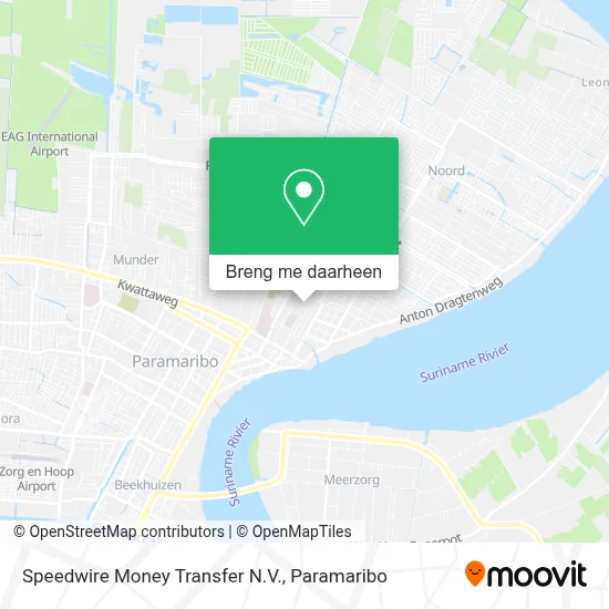 Speedwire Money Transfer N.V. kaart