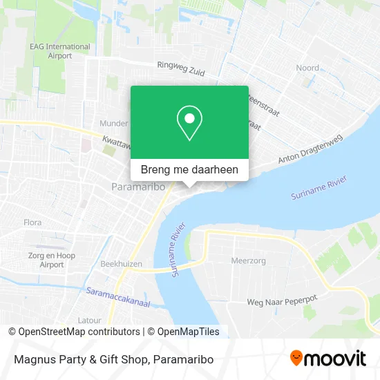 Magnus Party & Gift Shop kaart