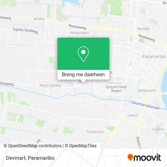 Devmart kaart