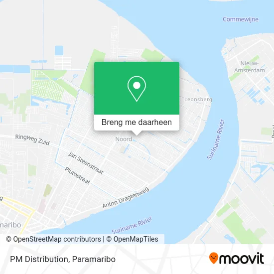 PM Distribution kaart