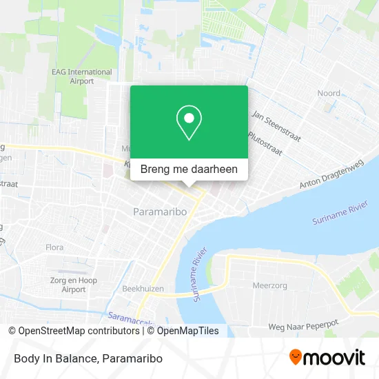 Body In Balance kaart