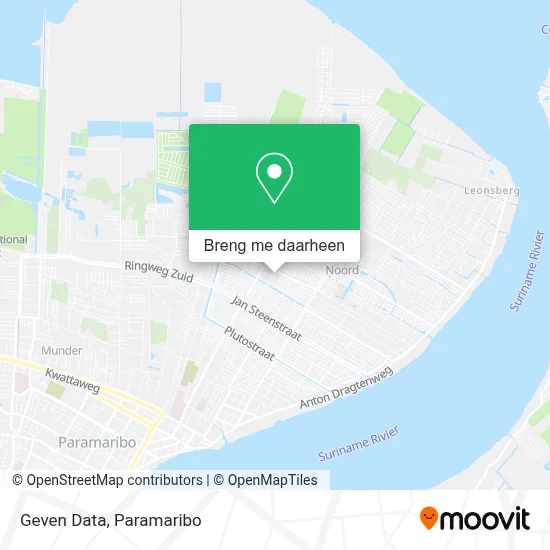 Geven Data kaart