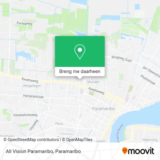 All Vision Paramaribo kaart