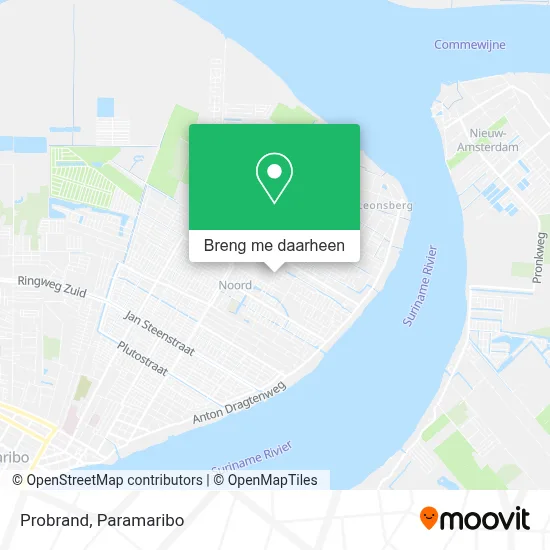 Probrand kaart
