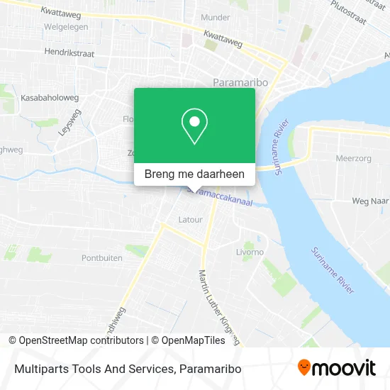 Multiparts Tools And Services kaart