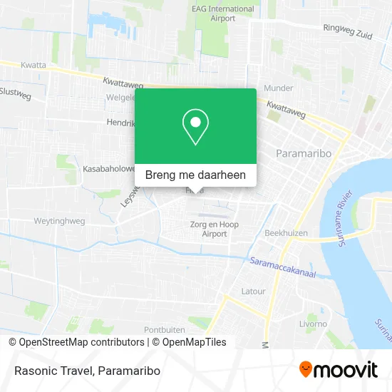 Rasonic Travel kaart
