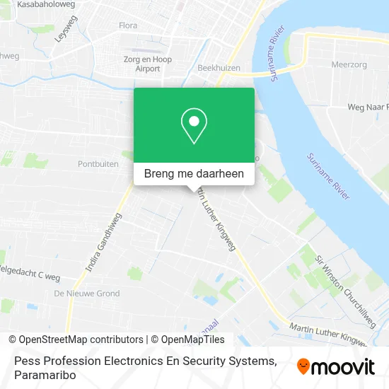 Pess Profession Electronics En Security Systems kaart