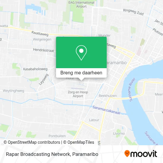 Rapar Broadcasting Network kaart
