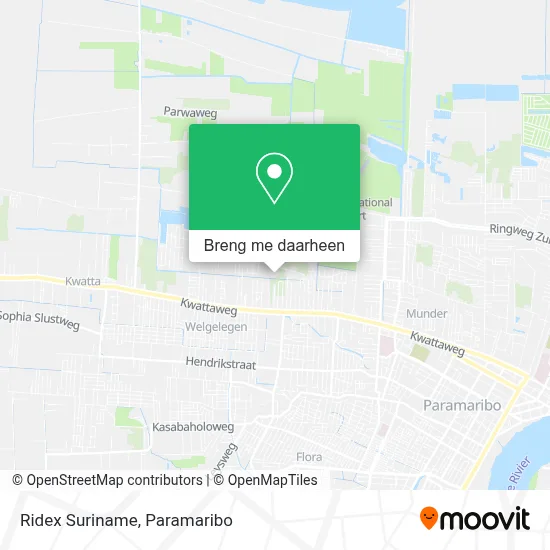 Ridex Suriname kaart