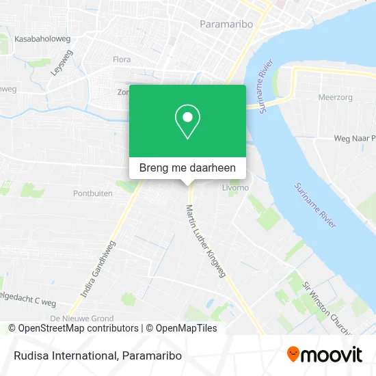 Rudisa International kaart