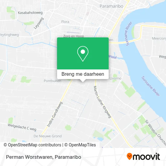 Perman Worstwaren kaart