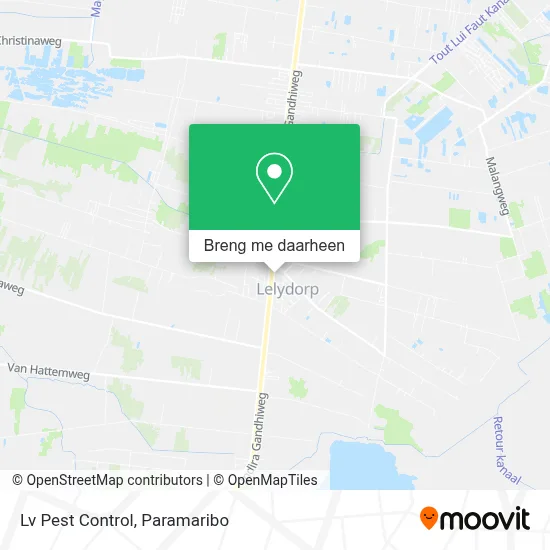 Lv Pest Control kaart