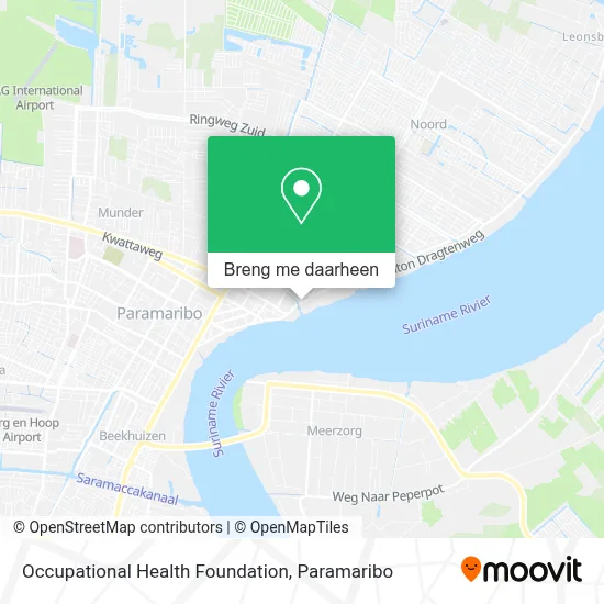 Occupational Health Foundation kaart