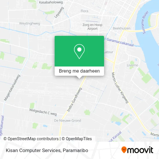 Kisan Computer Services kaart