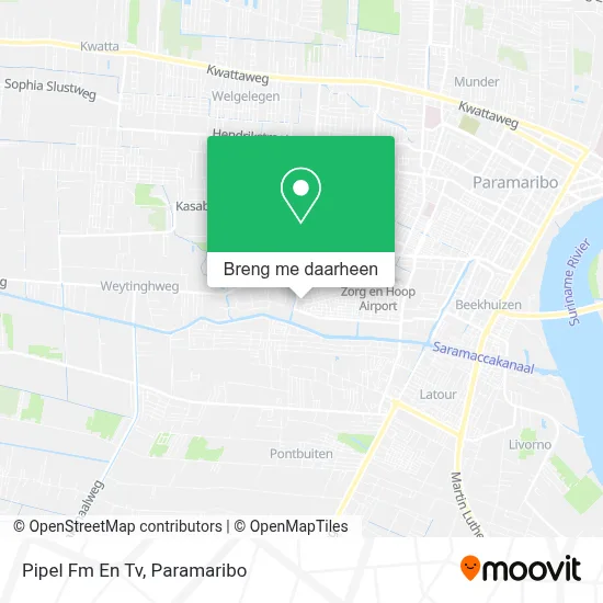 Pipel Fm En Tv kaart