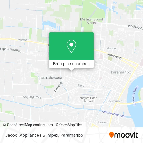 Jacool Appliances & Impex kaart