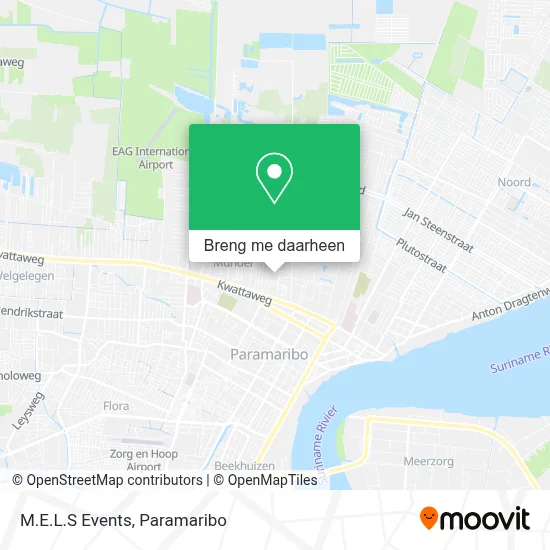 M.E.L.S Events kaart