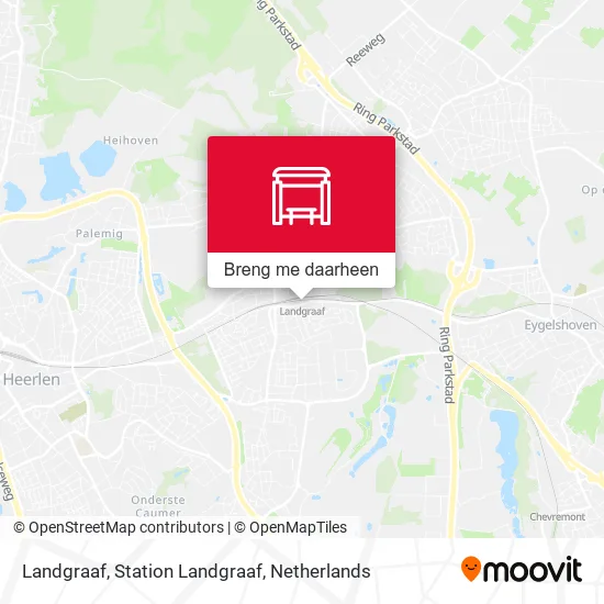 Landgraaf, Station Landgraaf kaart
