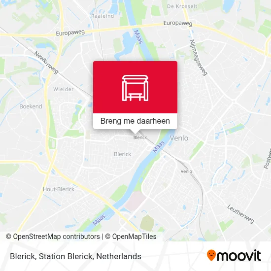 Blerick, Station Blerick kaart